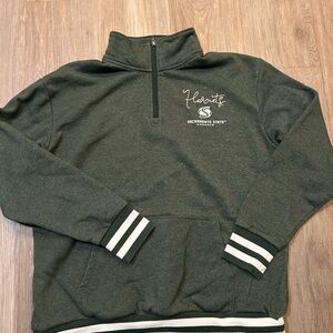 Champion Sacramento State Hornets Green Quarter Zip Fleece XL